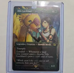 Tifa Lockhart MTG (Borderless) (Chocobo Track Foil) Final Fantasy 0567 Rare - Image 5