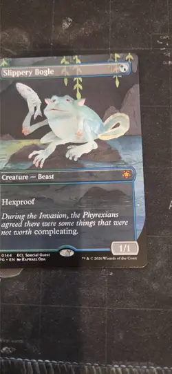 MTG Slippery Bogle Borderless Lorwyn - Image 1