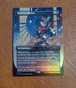 NM Borderless Foil Revel in Riches #1830 20 Ways to Win Secret Lair SLD - Image 1