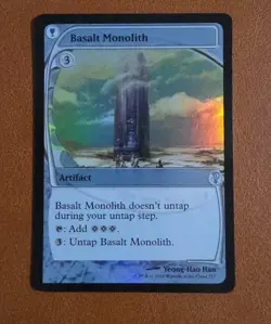 NM FOIL Basalt Monolith MB2 #217 Future Sight Frame Mystery Booster 2 - Image 1