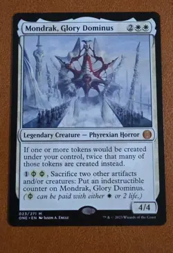NM Mondrak, Glory Dominus 023/271 Phyrexia: All Will Be One ONE - Image 1