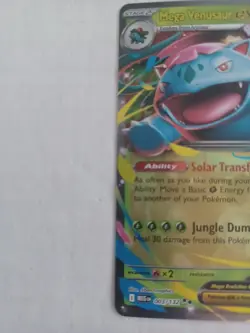 Mega Venusaur EX 003/132 Mega Evolution, English Pokemon Card, NM - Image 4