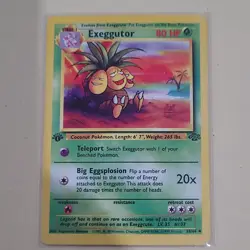 Pokemon TCG Exeggutor Jungle 1st Edition 35/64 Uncommon Regular 80HP - Image 1