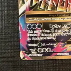 Pokemon M Blastoise EX Full Art Holo Ultra Rare Evolutions 102/108 Mega Card - Image 5