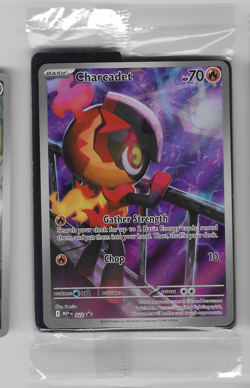 Charcadet 2025 Pokemon Phantasmal Flames #022 Black Star Promo Holo #022 SEALED - Image 1