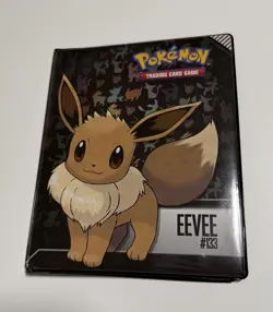 Pokemon Eevee Eeveelutions Ultra Pro 4 Pocket Card Binder - Image 1