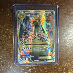 HEAVY DAMAGE M Charizard EX 13/108 Evolutions Holo Ultra Rare Mega Pokemon TCG - Image 1