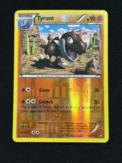 Tyrunt #61/111 - Pokemon TCG - Reverse Holo - XY: Furious Fists - MP - Image 1