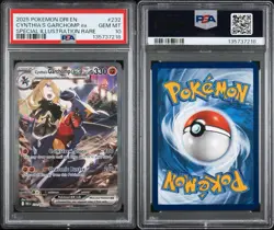 Pokemon 2025 Cynthia's Garchomp ex 232 SIR Destined Rivals GEM MINT PSA 10 - Image 3