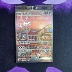 Mew ex SVP 053 Pokemon TCG Scarlet Violet 151 Black Star Promo Full Art SEALED - Image 1