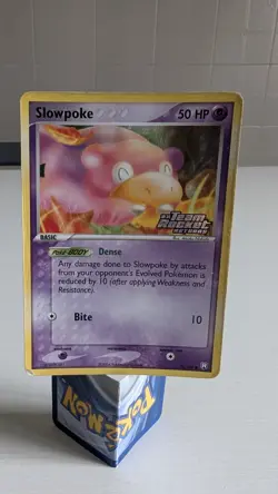 Carta Pokemon Slowpoke 76/109 Ex Team Rocket Return Holo Light Played Eng - Image 1