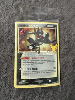 Greninja Gold Star Holo Promo SWSH144 Celebrations Black Star Pokemon - SEALED - Image 1