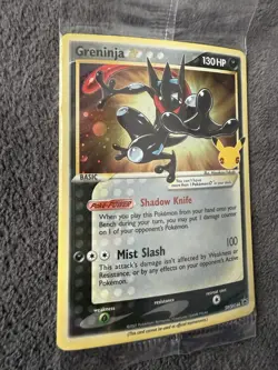 Greninja Gold Star Holo Promo SWSH144 Celebrations Black Star Pokemon - SEALED - Image 3