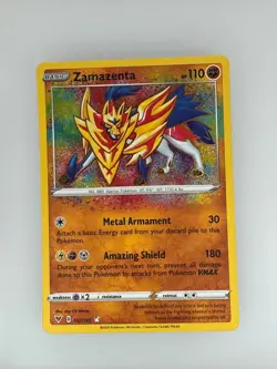 2020 Pokemon Vivid Voltage Zamazenta 102/185 NM - Image 1
