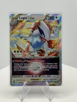 Lugia VSTAR Pokemon TCG 139/195 Swsh12: Sword & Shield - Silver Tempest Holo-NM - Image 1