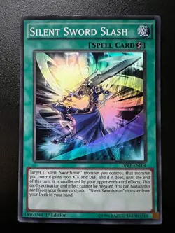 Silent Sword Slash DPRP-EN004 Super Rare 1st Edition Near Mint Yugioh - Image 1