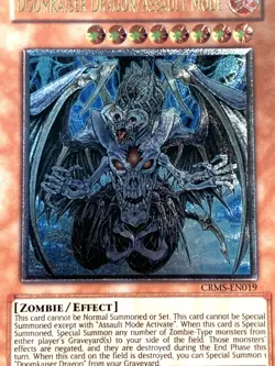 yugioh Doomkaiser Dragon/Assault Mode CRMS-EN019 Ultimate Rare Unl Ed near mint - Image 3