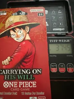 One Piece OP-13 CARRYING ON HIS WILL Sleeved Booster Pack HEAVY 37.45g - Image 1