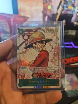 Monkey D. Luffy OP13-118 SEC Alt Art One Piece Carrying On His Will English Foil - Image 1