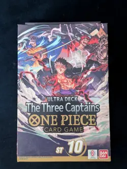 One Piece Card Game Ultra Deck ST-10 the Three Captains English Version Sealed 810059783508 - Image 1