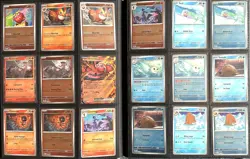 Phantasmal Flames Pokemon TCG Base Set with Reverse & EX - 178 Cards with Binder - Image 3