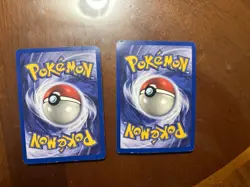 2 First Edition Jungle Rare Pokemon Cards Non Holographic Played Vintage. - Image 2