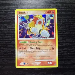 Entei 4/132 Secret Wonders Cracked Ice Holo HP Pokemon Card - Image 1