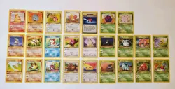1st Edition Jungle Pokemon Card Lot Of 25 Cards (Majority NM, See Description) - Image 1