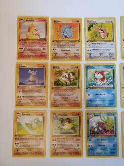 1st Edition Jungle Pokemon Card Lot Of 25 Cards (Majority NM, See Description) - Image 3