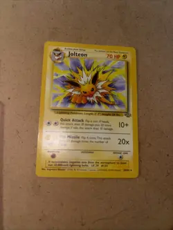 Pokemon TCG Jolteon Jungle Card 20/64 Regular Rare Non-Holo - Image 2