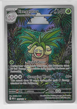 Pokemon TCG Exeggutor 135/132 Mega Evolution English Illustration Card NM - Image 1