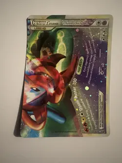 Rayquaza and Deoxys Legend Undaunted Card 90/90 Ozone Buster. Lower Bottom Half - Image 5