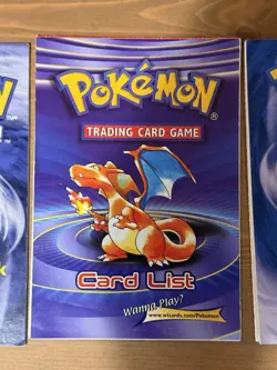 🔥Vintage Pokemon Rule Book/Card List Guide & 2001 Team Rocket Red Pocket - Image 1