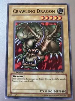 Yu-Gi-Oh! TCG Crawling Dragon Metal Raiders MRD-012 1st Edition Common Card LP - Image 1