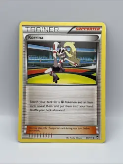 Korrina 95/111 Furious Fists - XY Series - Uncommon - Pokemon Card - Image 1