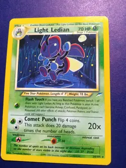 LIGHT LEDIAN - 24/105 - Neo Destiny - Rare - Pokemon Card - NM - Image 1