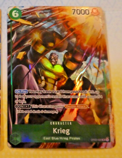 One Piece Card Game English Carte Holo Krieg Alt Art OP03-025 ALT Mint - Image 1