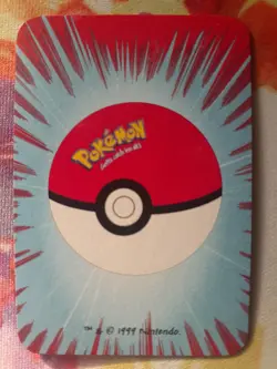 Diglett 3 of Hearts Pokemon 1999 Mini Red Deck Playing Cards 2.5x1.75in NM - Image 2