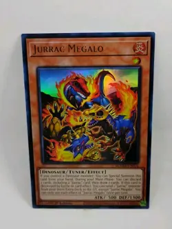 YU-GI-OH! Jurrac Megalo. BLMM-EN016. 1st Edition Ultra Rare Card. TCG Yugioh - Image 1