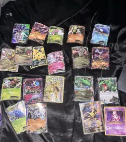 Pokemon TCG EX & Holo Card Lot Mewtwo Rayquaza Machamp Heracross Beedrill - Image 1