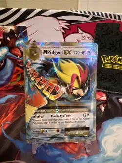 Pokemon TCG Mega-Pidgeot-EX Evolutions Holo Holo Rare Card 65/108 - Image 1