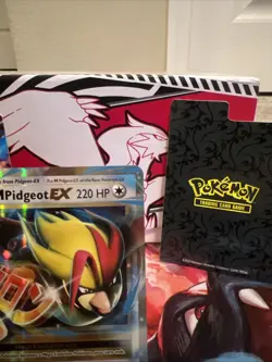 Pokemon TCG Mega-Pidgeot-EX Evolutions Holo Holo Rare Card 65/108 - Image 3