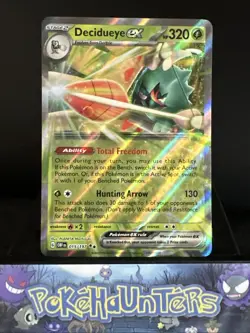 Pokemon Card Decidueye EX 015/197 Obsidian Flames Half Art Double Rare Near Mint - Image 1