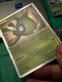 Celebi Prime 92/102- Heart Gold Soul Silver Triumphant LP Pokemon Card - Image 3