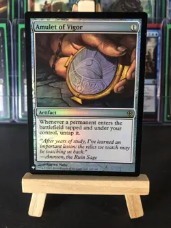 MTG - Amulet of Vigor - (Foil) Artifact - Magic Card English - MB1 - Near Mint - Image 1