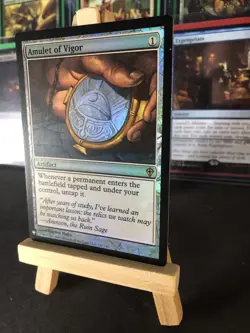 MTG - Amulet of Vigor - (Foil) Artifact - Magic Card English - MB1 - Near Mint - Image 3