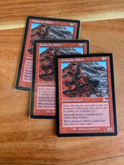 x1 AVALANCHE RIDERS Urza's Legacy MTG Magic the Gathering LP - Image 1