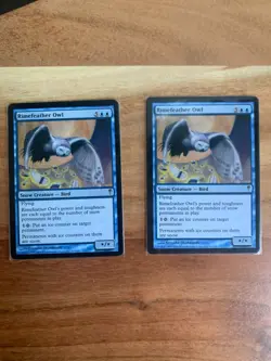 x1 MTG Coldsnap RIMEFEATHER OWL LP Free Shipping Magic the Gathering - Image 1