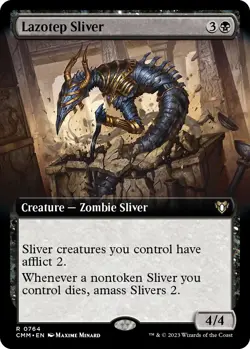 MTG Lazotep Sliver (Extended Art) - 764 / English / Near Mint - Image 1
