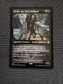 mtg keskit, the flesh sculptor foil etched commander legends - Image 1